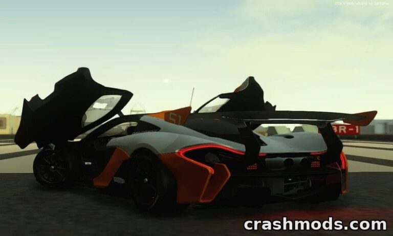 McLaren P1 GTR 2015 – Track Hypercar for Low-Mid PCs GTA San Andreas mod screenshot
