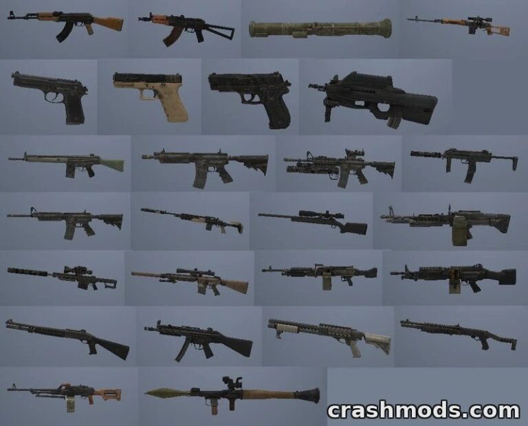 Medal of Honor 2010 Weapons – Converted Firearm Set GTA San Andreas mod screenshot
