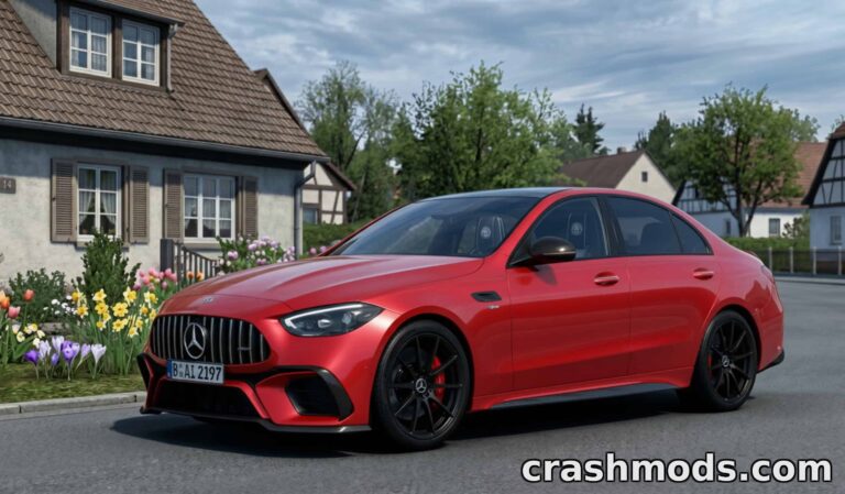 Mercedes-AMG C63 S E Performance – Sports Sedan American Truck Simulator mod screenshot
