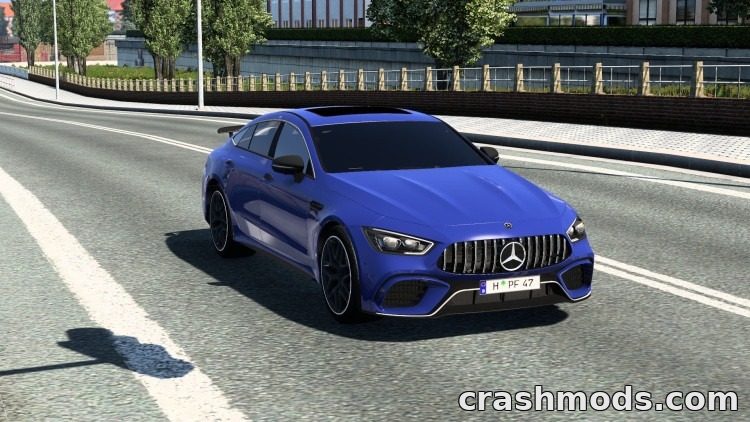Mercedes-AMG GT63 S E Performance – 350 km/h Dealer Car Euro Truck Simulator 2 mod screenshot