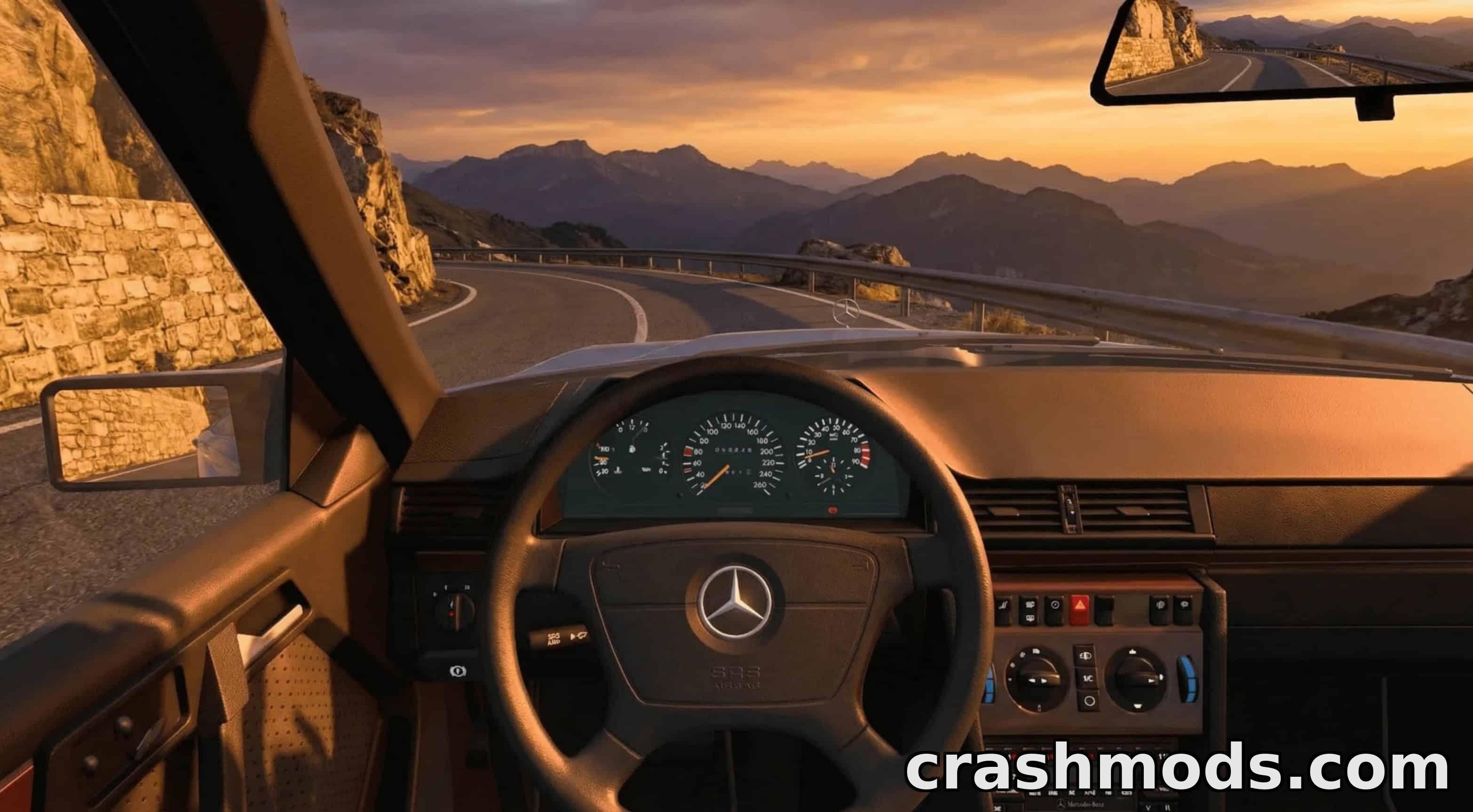 Mercedes-Benz 250D W124 (1998) – Classic Sedan Car – screenshot 3