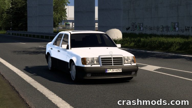 Mercedes-Benz 250D W124 1998 – Classic Sedan with Original Sound – screenshot 3