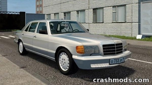 Mercedes-Benz 560 SEL W126 – 242 hp Rear-Drive Sedan City Car Driving mod screenshot