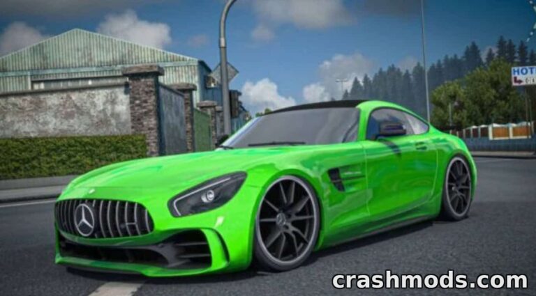Mercedes-Benz AMG GT R 2017 – Realistic Sports Car American Truck Simulator mod screenshot