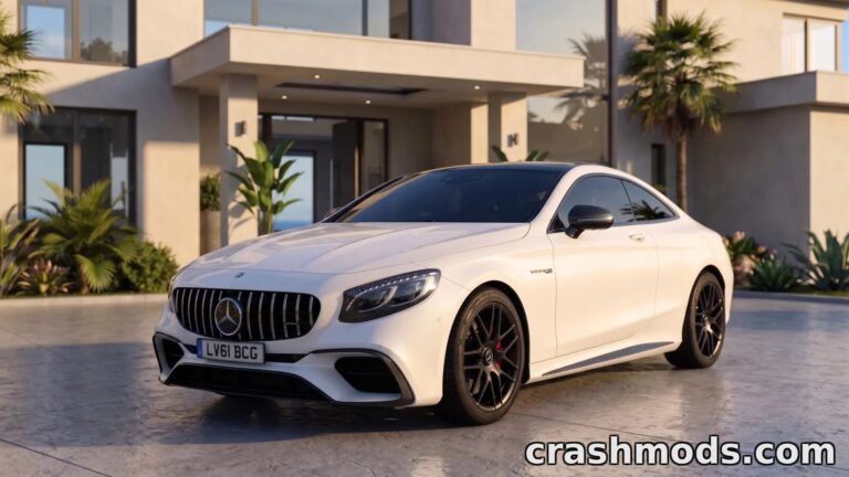 Mercedes-Benz AMG S63 Coupe 2021 – Realistic Luxury Car Experience American Truck Simulator mod screenshot