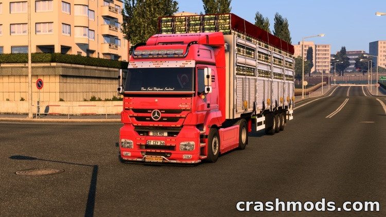 Mercedes-Benz Axor 1840 – Detailed Truck with Real Sound Euro Truck Simulator 2 mod screenshot