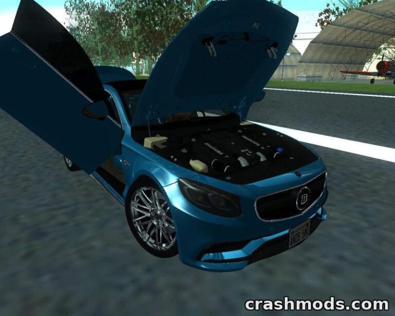 Mercedes-Benz Brabus 850 – Luxury Car with Rear-View Camera GTA San Andreas mod screenshot