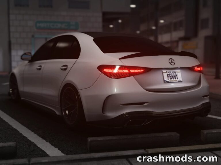 Mercedes-Benz C 300 AMG Line MLGZ x Prvvy – Turbo Luxury Car Assetto Corsa mod screenshot