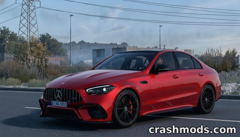 Mercedes-Benz C-Class AMG C 43 – High Quality Luxury Car Experience American Truck Simulator mod screenshot