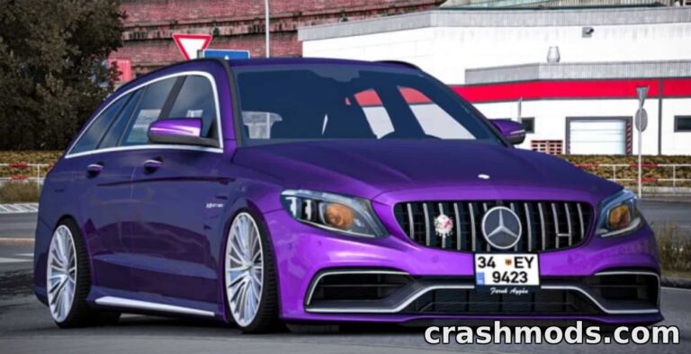 Mercedes-Benz C63s – Luxury Performance Car American Truck Simulator mod screenshot