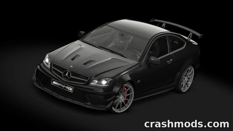 Mercedes-Benz C63 AMG Black Series – Motorsport-Inspired Coupe Assetto Corsa mod screenshot