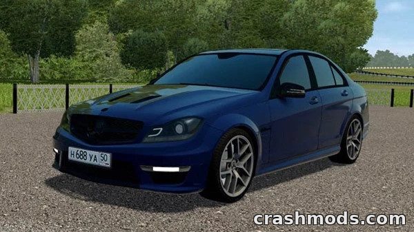 Mercedes-Benz C63 AMG W204 – 487 hp Sports Sedan City Car Driving mod screenshot