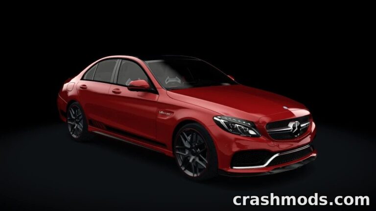 Mercedes-Benz C63s AMG W205 – Performance C-Class with CarPlay Assetto Corsa mod screenshot