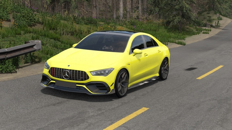 Mercedes-Benz CLA 45 S 4MATIC+ – AMG Performance Sedan BeamNG.drive mod screenshot