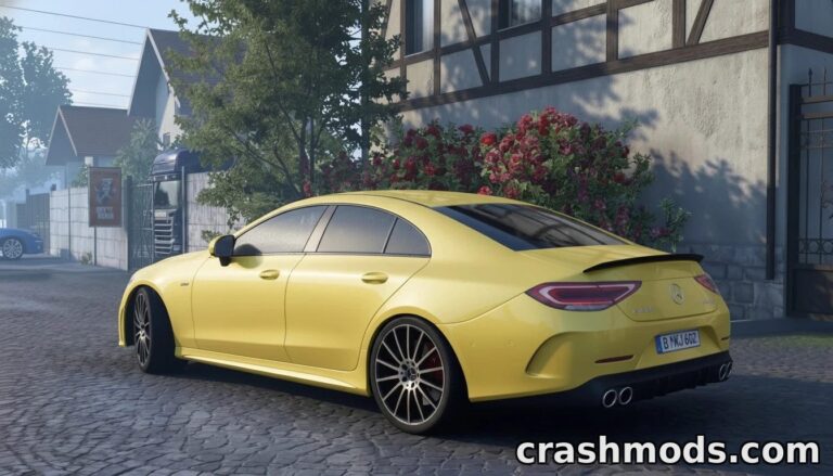 Mercedes-Benz CLS 53 AMG 2021 – Luxury Sport Sedan for Simulation American Truck Simulator mod screenshot