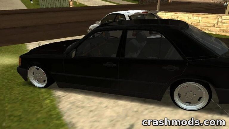 Mercedes-Benz E200 Stance – Stance-Style Car Model GTA San Andreas mod screenshot