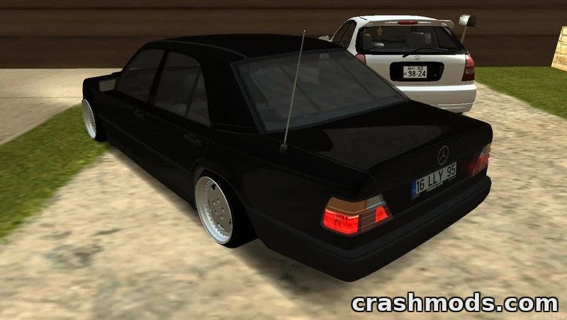 Mercedes-Benz E200 Stance – Stance-Style Car Model – screenshot 2