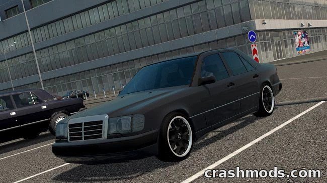 Mercedes-Benz E320 3.2 W124 – Rear-Wheel Drive Business Car City Car Driving mod screenshot