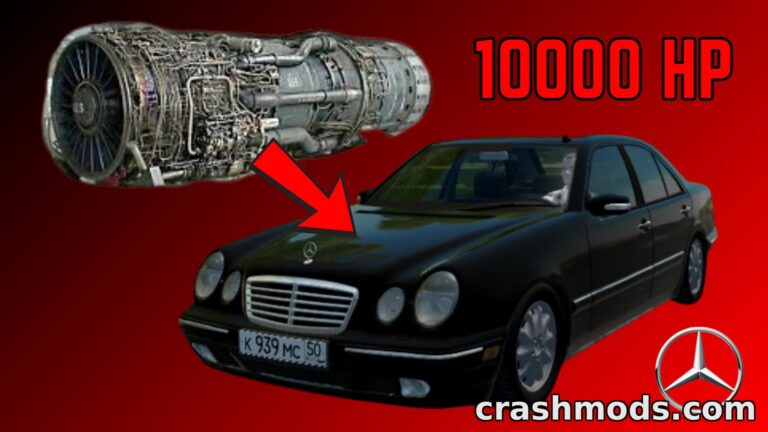 Mercedes-Benz E450 Jet Engine Edition – Ultimate Speed Experience City Car Driving mod screenshot