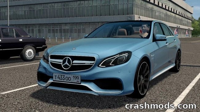 Mercedes-Benz E63 S W212 – Sedan with New Sounds and 20 Extras City Car Driving mod screenshot
