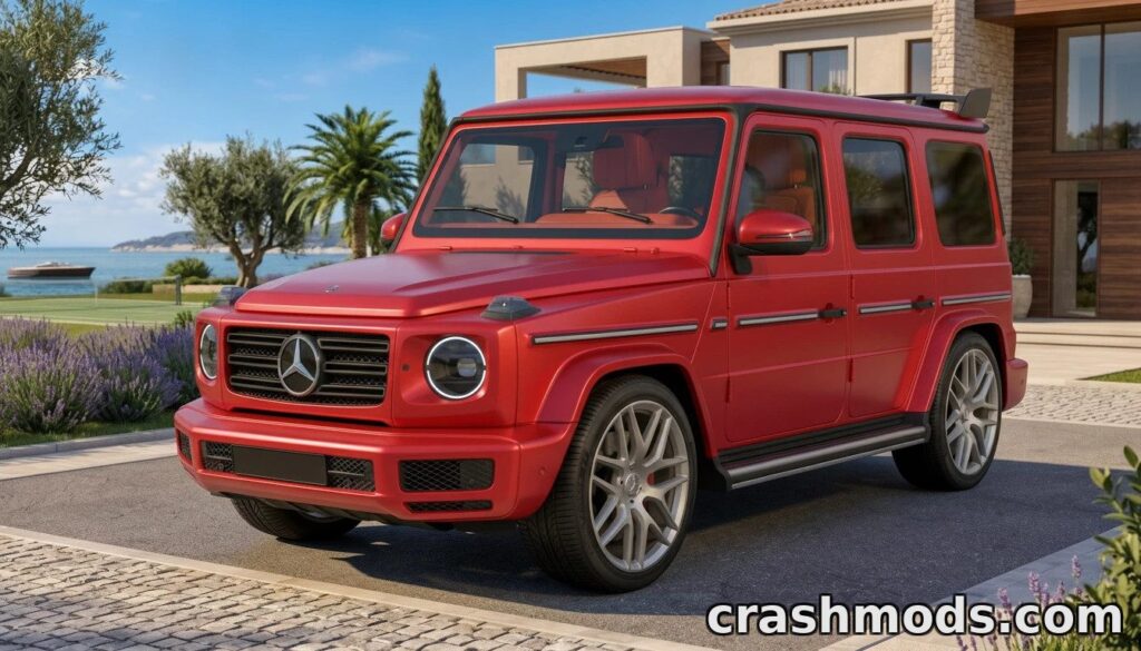 Mercedes-Benz G 500 SUV – Realistic Driving and HQ Interior Euro Truck Simulator 2 mod screenshot