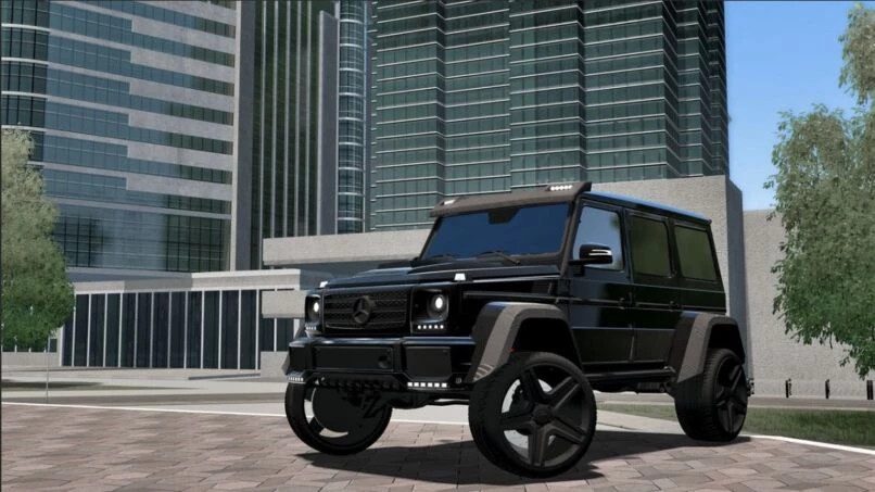 Mercedes-Benz G500 4×4 2017 – Stock and Black Off-Road SUV – screenshot 3