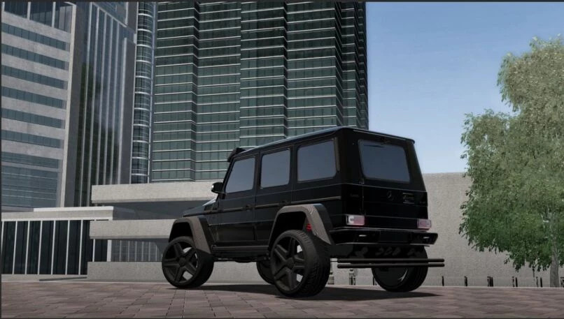 Mercedes-Benz G500 4×4 2017 – Stock and Black Off-Road SUV – screenshot 4