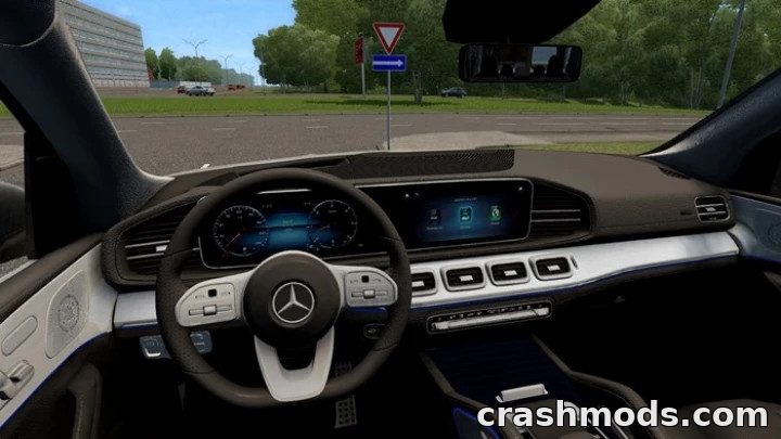 Mercedes-Benz GLE 300d 2020 with 26 Extras City Car Driving mod screenshot