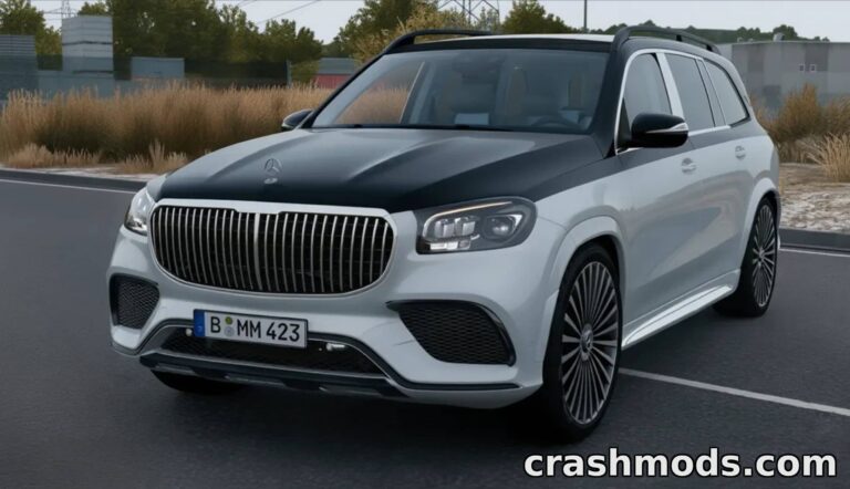 Mercedes-Benz GLS Maybach 2023 – Luxury SUV American Truck Simulator mod screenshot