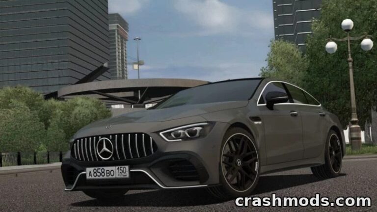Mercedes Benz GT63S AMG showcased in a sleek urban setting, highlighting its stylish customization and tuning features.
