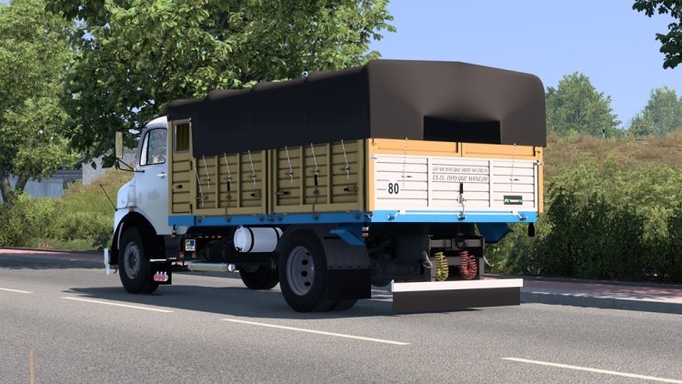 Mercedes-Benz L 1114 – 1983 Semi-Cab Truck with OM 352 Engines – screenshot 4