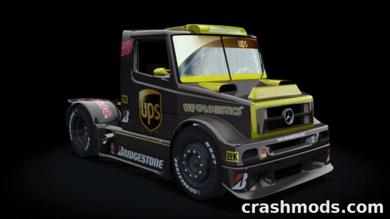 Mercedes-Benz L-Series Formula Truck – Heavy Racing Truck Assetto Corsa mod screenshot