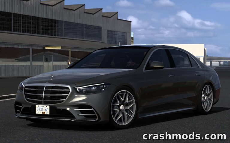 Mercedes-Benz S-Class W223 – Luxury Sedan Add-On American Truck Simulator mod screenshot