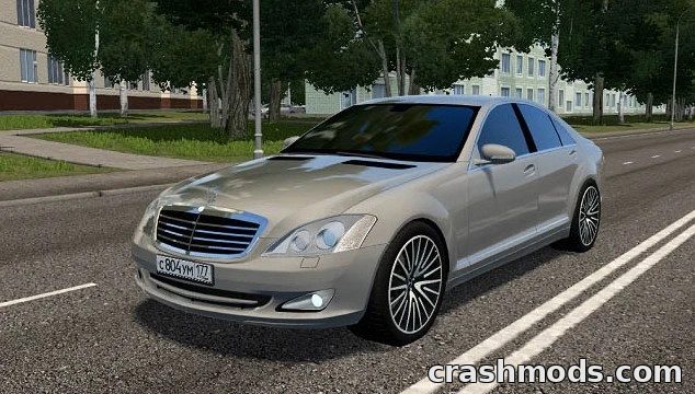 Mercedes-Benz S-Class W221 Luxury Sedan City Car Driving mod screenshot