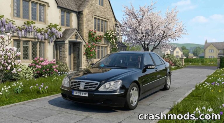 Mercedes-Benz S500 W220 – Classic Luxury Sedan American Truck Simulator mod screenshot