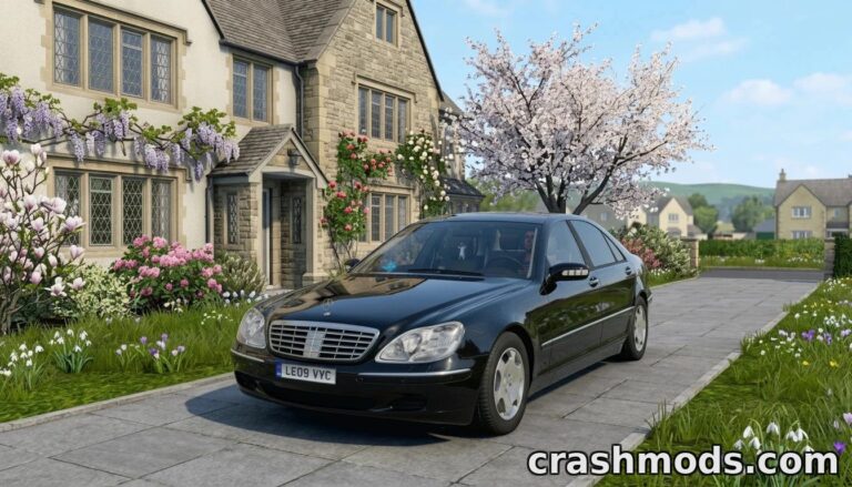 Mercedes-Benz S500 W220 – Realistic Luxury Sedan Experience American Truck Simulator mod screenshot