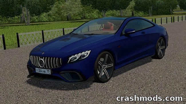 Mercedes-Benz S63 AMG Coupe Brabus – 612 hp AWD Luxury Coupe City Car Driving mod screenshot
