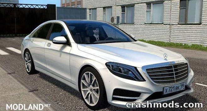 Mercedes-Benz S63 AMG – Luxury Sedan Addition City Car Driving mod screenshot