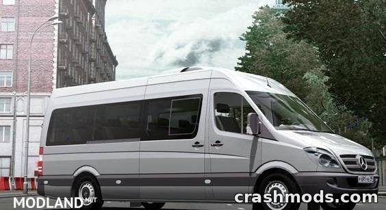 Mercedes-Benz Sprinter 313 CDI – Drivable Van City Car Driving mod screenshot
