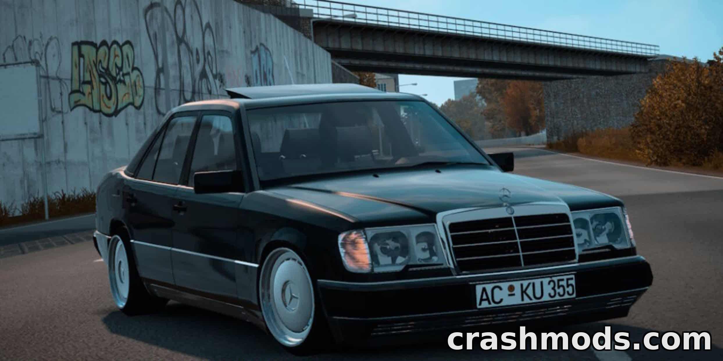 Mercedes-Benz W124 300d – Classic Sedan Car – screenshot 1