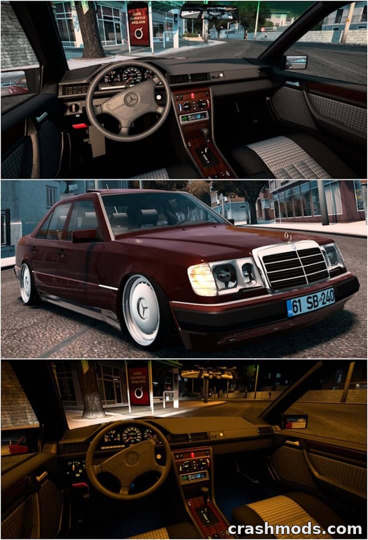 Mercedes-Benz W124 300d – Classic Sedan Car – screenshot 2