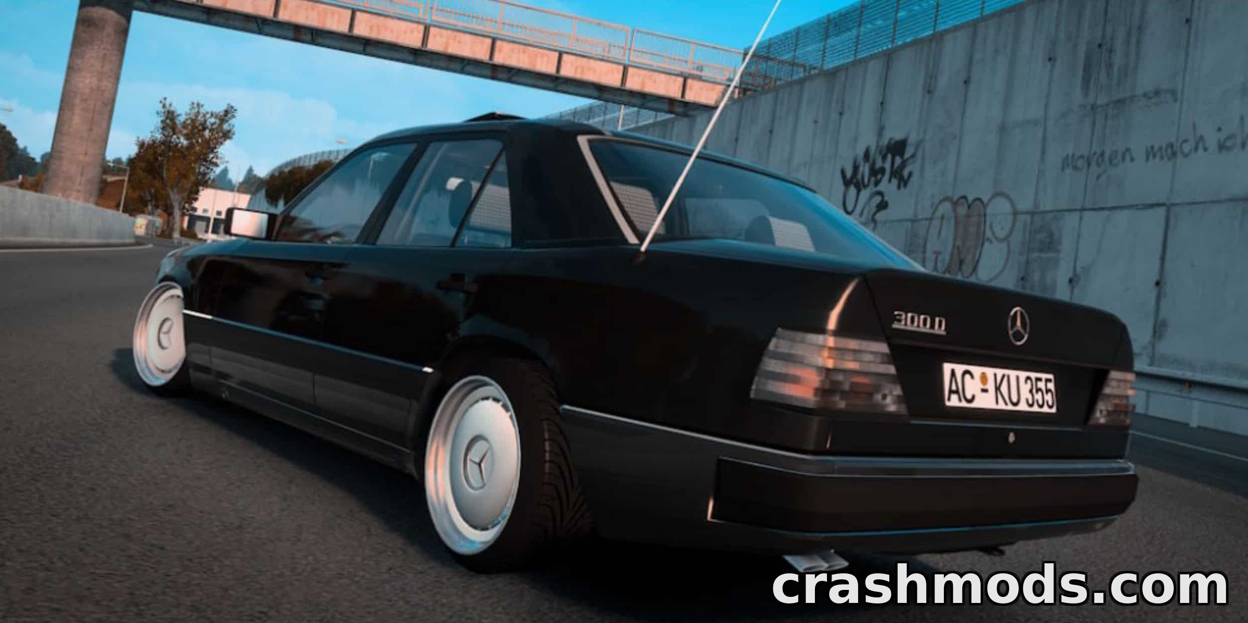 Mercedes-Benz W124 300d – Classic Sedan Car – screenshot 3