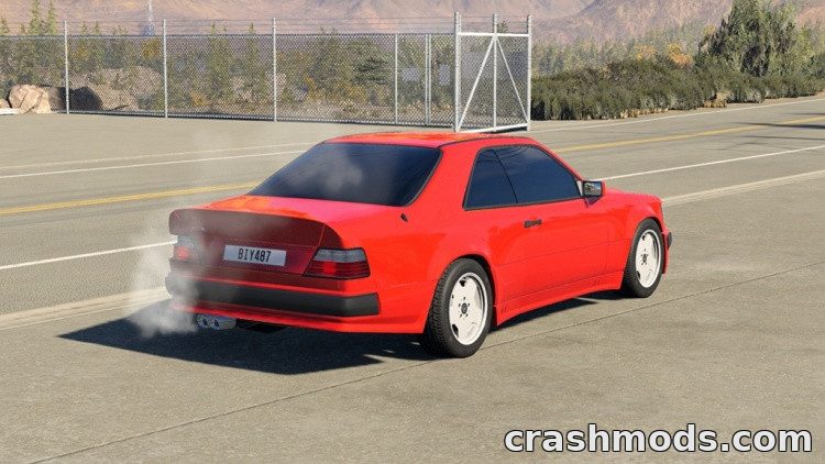 Mercedes-Benz W124 E500 – Monoblock Wheels and Neon Gauges – screenshot 3
