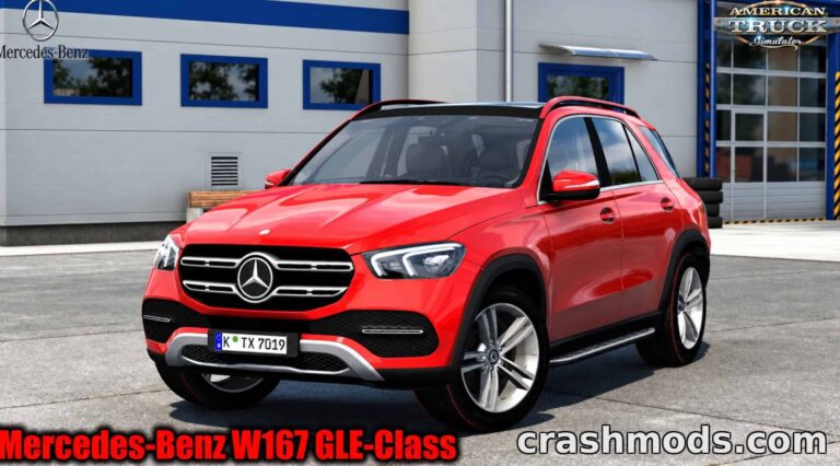 Mercedes-Benz W167 GLE-Class – Detailed Luxury SUV American Truck Simulator mod screenshot