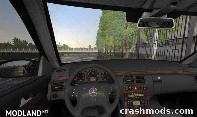 Mercedes-Benz W210 E270 CDI – Sedan with AMG Body Kit Options City Car Driving mod screenshot