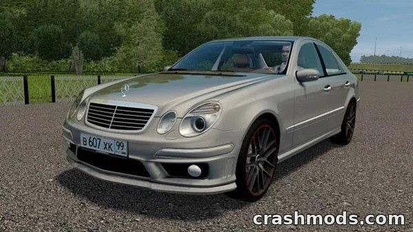 Mercedes-Benz W211 E55 AMG – Detailed Car Add-On City Car Driving mod screenshot
