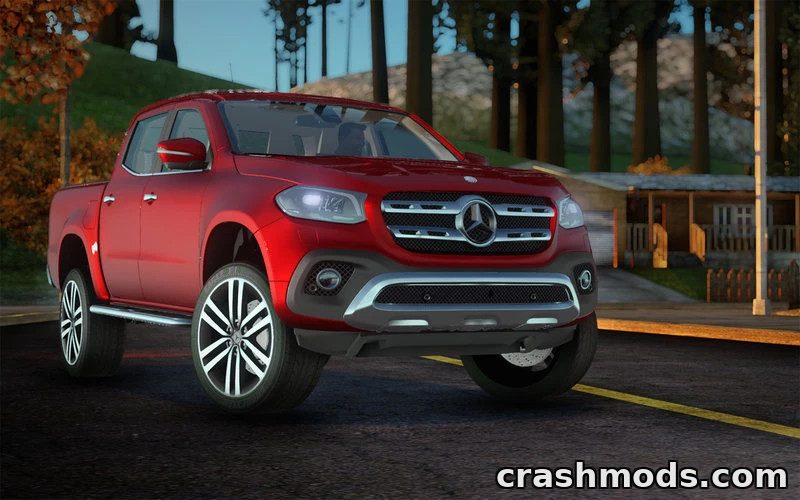 Mercedes-Benz X-Class – Detailed Pickup with Working Lights – screenshot 2