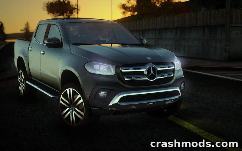 Mercedes-Benz X-Class – Detailed Pickup with Working Lights – screenshot 3