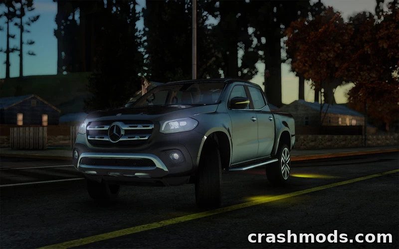 Mercedes-Benz X-Class – Detailed Pickup with Working Lights – screenshot 4