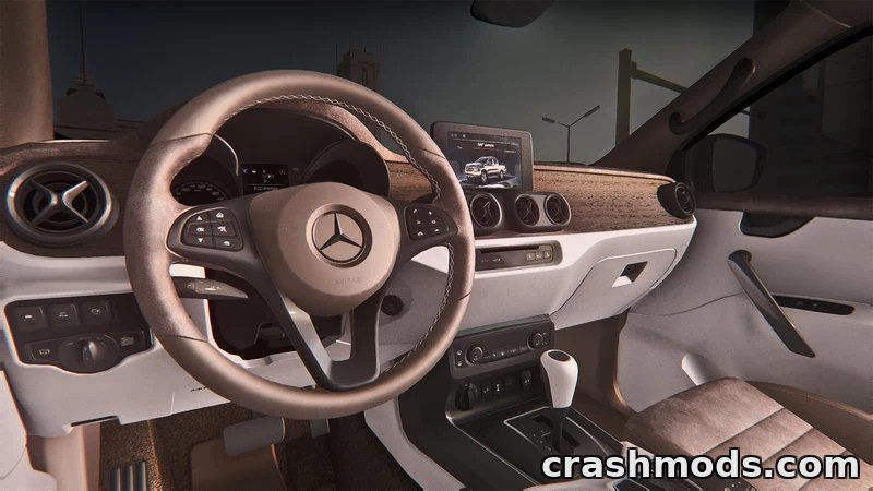 Mercedes-Benz X-Class – Detailed Pickup with Working Lights – screenshot 5